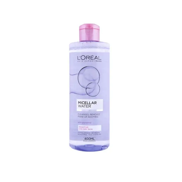 L'Oreal Paris Skin Expert pentru piele sensibilă și uscată Apa micelară Volum 400 ml