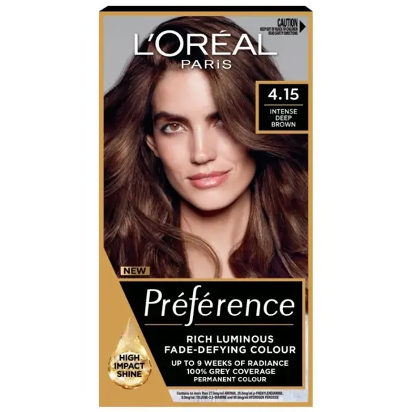 L'Oréal PREFERENCE 4.15 Intense Deep Brown REC MAR PROF Volum 1 bucata