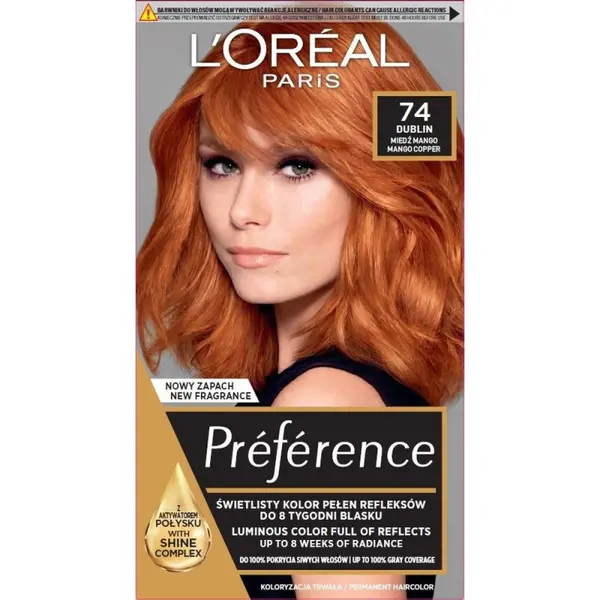 L'Oréal PREFERENCE 74 MANGO Volum 1 bucata