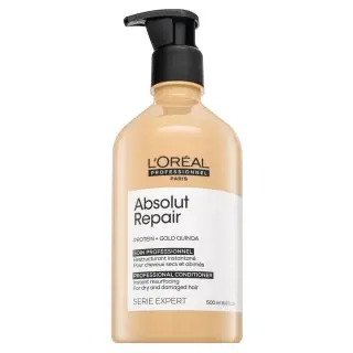 L´Oréal Professionnel Série Expert Absolut Repair Gold Quinoa + Protein Conditioner balsam pentru păr foarte deteriorat 500 ml