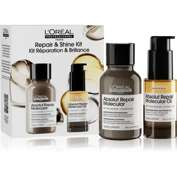 L’Oréal Professionnel Serie Expert Absolut Repair Molecular set cadou pentru par deteriorat