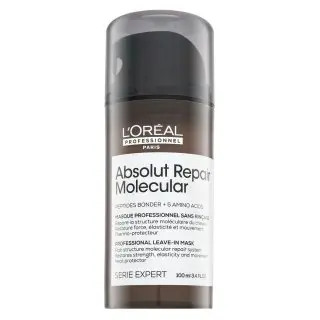 L´Oréal Professionnel Série Expert Absolut Repair Molecular Professional Leave-in Mask mască fără clătire pentru păr deteriorat 100 ml