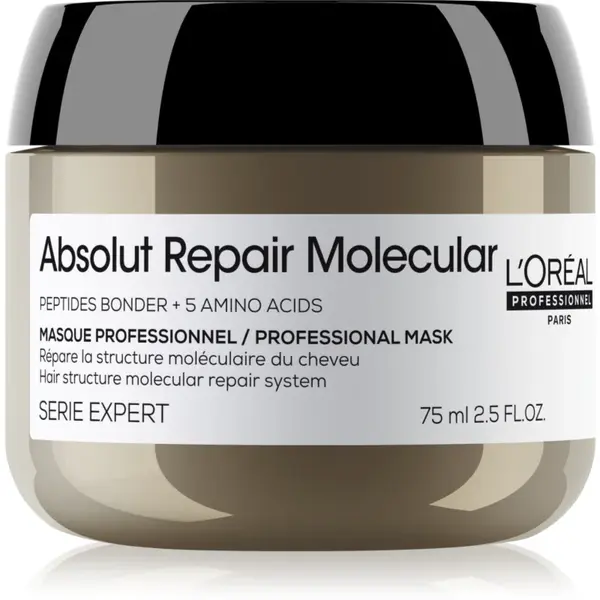 L’Oréal Professionnel Serie Expert Absolut Repair Molecular mască profund fortifiantă pentru păr 75 ml
