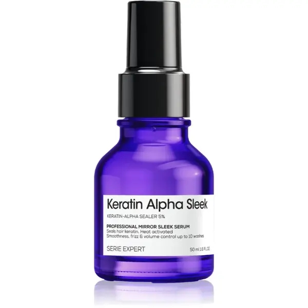 L’Oréal Professionnel Serie Expert Keratin Alpha Sleek ser pentru uniformizare pentru un par stralucitor si catifelat 50 ml