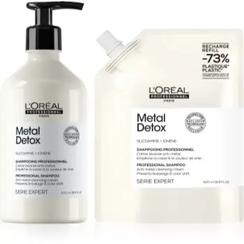 L’Oréal Professionnel Serie Expert Metal Detox ambalaj economic pentru par deteriorat