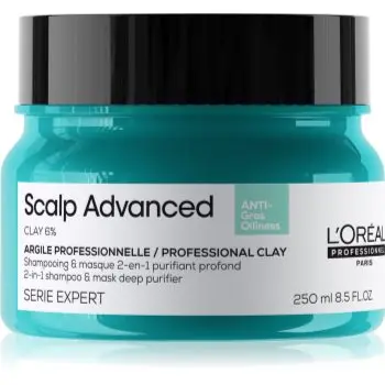 L’Oréal Professionnel Serie Expert Scalp Advanced șampon și mască 2 în 1 pentru par si scalp gras