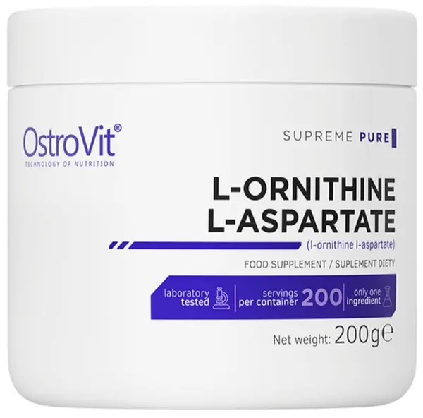 L-Ornithine L-Aspartate, fără gust, 200 g, OstroVit