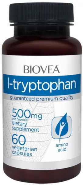 L-Tryptophan, 500 mg, 60 capsule, Biovea