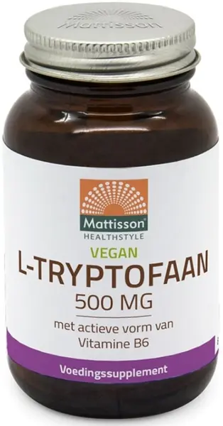 L-Tryptophan, 500 mg, 60 capsule, Mattisson Healthstyle