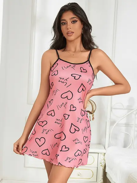 L/XL - Camasuta din material elastic cu imprimeu R81258 Roz