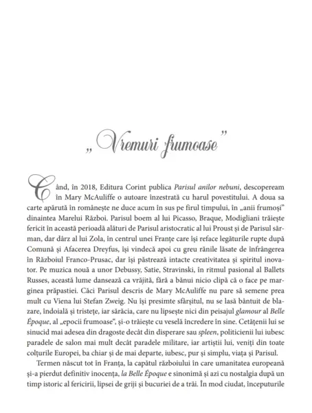La Belle Epoque | Mary McAuliffe