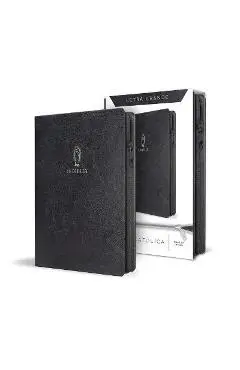 La Biblia Católica Letra Y Tamaño Grande. Símil Piel Negra, Cremallera / Catholi C Bible Black Leathersoft with Zipper - Biblia De América
