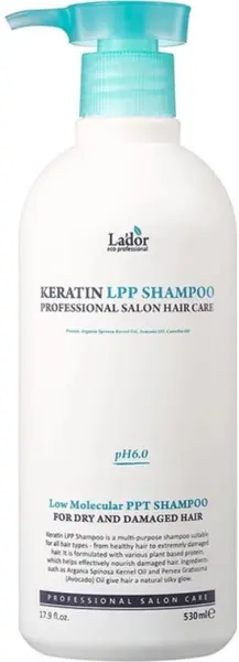 La'dor Keratin Șampon de păr LPP, 530 ml