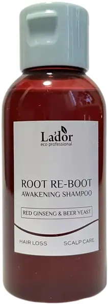 La'dor Root Re-Boot Șampon Red Ginseng & Beer Yeast, 50 ml