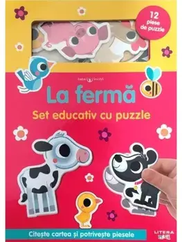 La ferma. Set educativ cu puzzle. Bebe invata/***