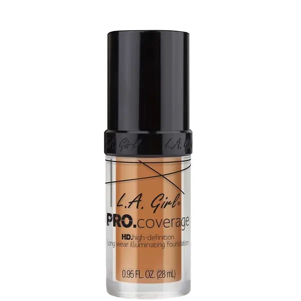 LA Girl Pro Coverage HD Long Wear Illuminating Foundation 28ml/0.95oz - 649 Tan