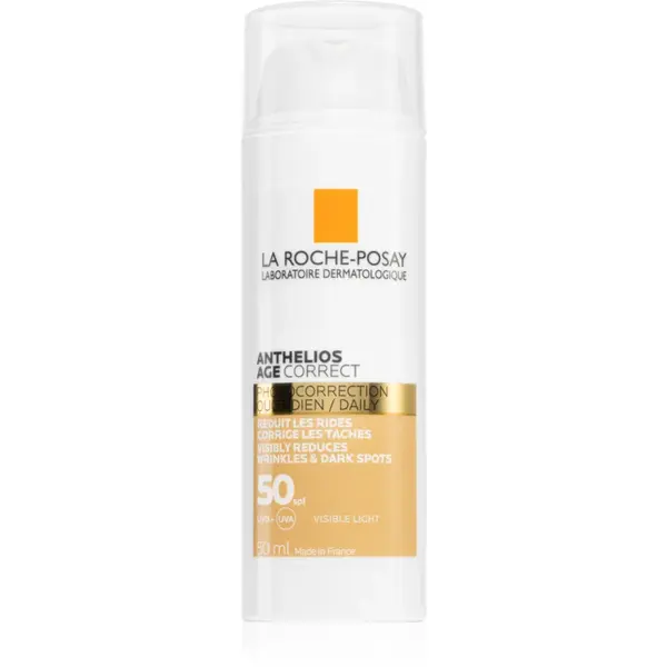 La Roche-Posay Anthelios Age Correct Crema CC cu efect anti-rid SPF 50 50 ml