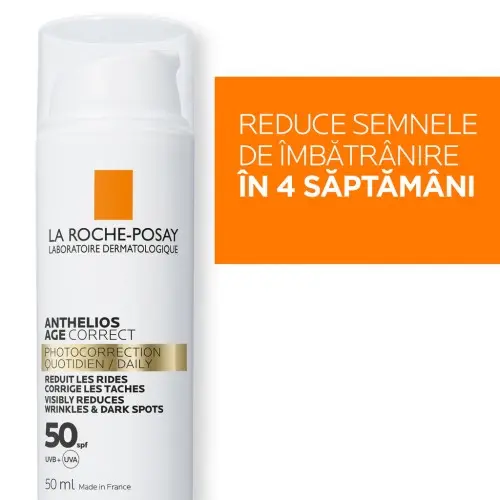 La Roche Posay Anthelios age correct cu actiune anti-foto imbatranire SPF50 50ml Zephyr Labs