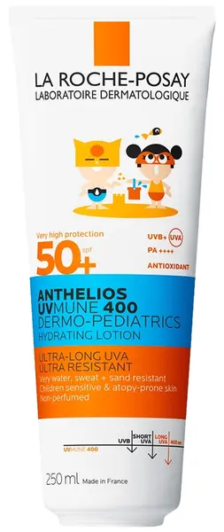 La Roche-Posay Anthelios Lapte solar pentru copii UVMune 400, SPF50+, 250 ml