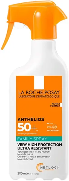 La Roche-Posay Anthelios Spray de protecție solară Family, SPF50+, 300 ml