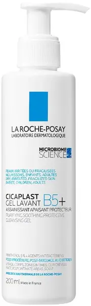 La Roche-Posay Cicaplast B5 Gel de curățare calmant pentru față, corp și scalp, 200 ml