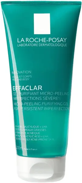 La Roche-Posay Effaclar Gel de curățare cu micropeeling, 200 ml