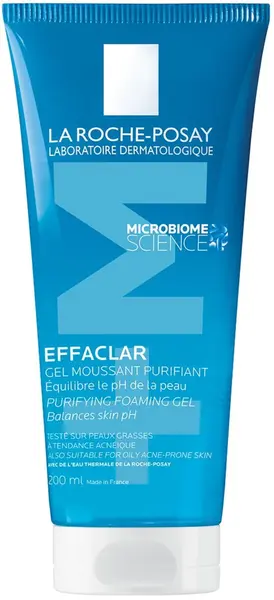 La Roche-Posay Effaclar Gel-spumă de curățare pentru față, 200 ml