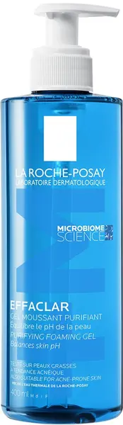 La Roche-Posay Effaclar Gel-spumă de curățare pentru față, 400 ml