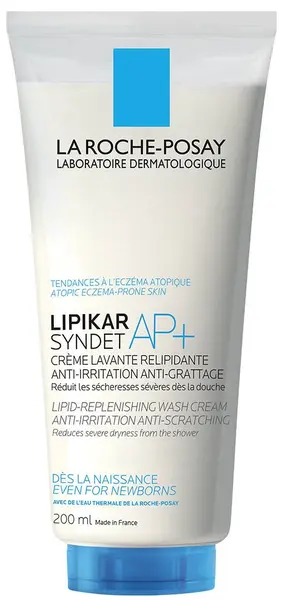 La Roche-Posay Lipikar Cremă de curățare restabilitoare de lipide AP+ Syndet, 200 ml