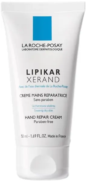 La Roche-Posay Lipikar Cremă de mâini regeneratoare Xerand, 50 ml