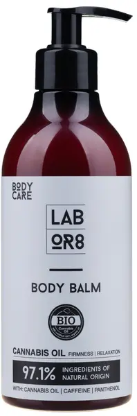 Labor8 Hemp Balsam de corp cu ulei de cânepă, 380 ml