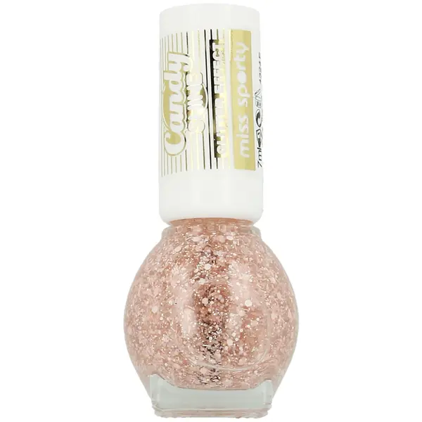 Lac de unghii Candy Shine Glitter Effect 002, 7ml, Miss Sporty