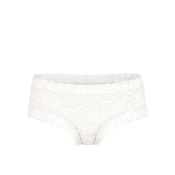 Lace cheeky panty - white / ivory Xs