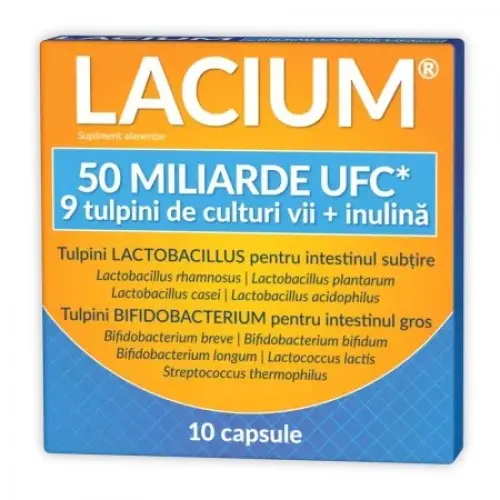 Lacium 50 miliarde UFC, 10 capsule Zephyr Labs