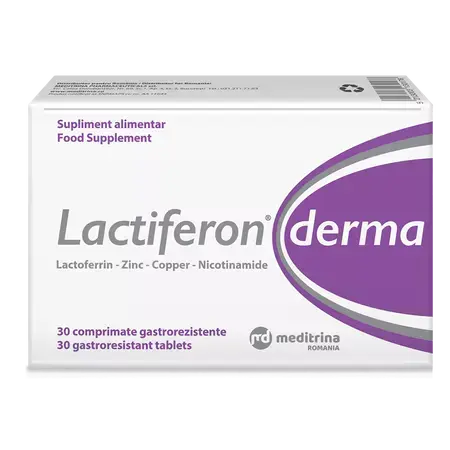 Lactiferon Derma, Meditrina Pharmaceuticals | 30 comprimate