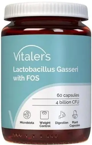 Lactobacillus gasseri + Prebiotic FOS, 60 capsule, Vitaler's