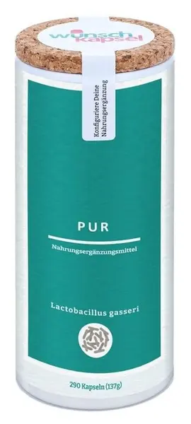 Lactobacillus gasseri Probiotic, 2,5 miliarde CFU, 290 capsule, Wunschkapsel