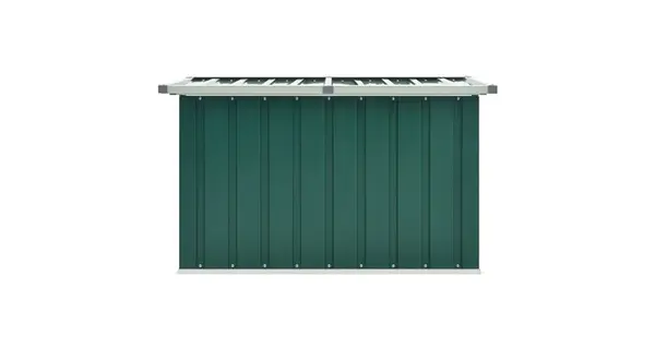 Lada de depozitare pentru gradina, verde, 109 x 67 x 65 cm