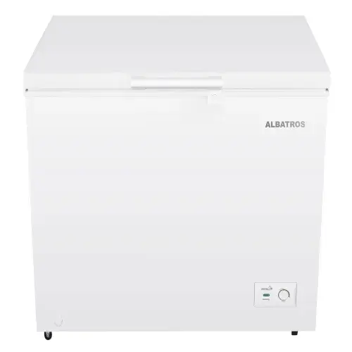 Lada frigorifica 2in1 Albatros LA230IME, 198 L, Clasa E, Convertibil frigider/congelator, Interior aluminiu, Fast Freeze (Alb)