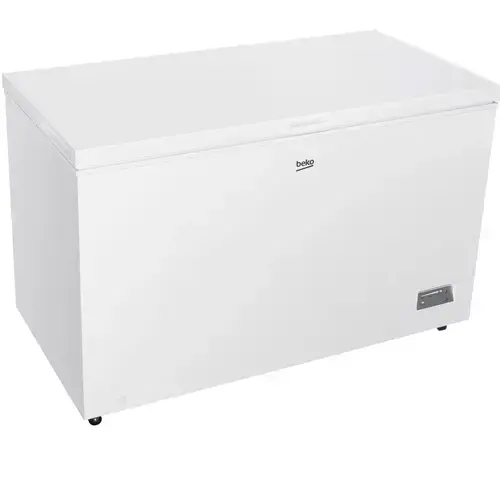 Lada frigorifica Beko CF380EIWN, 371 l, Clasa E, Conditii extreme, Inghetare rapida (Alb)