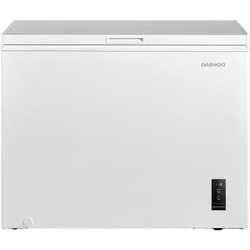 Lada frigorifica Daewoo FF-324MEW, 246 l, Control digital, Clasa E, Conversie frigider-congelator (Alb)