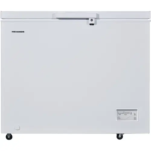 Lada frigorifica Heinner HCF-287CNHE++, 287 L, Clasa E, Compresor inverter, Control electronic, Iluminare LED, Functionalitate frigider (Alb)