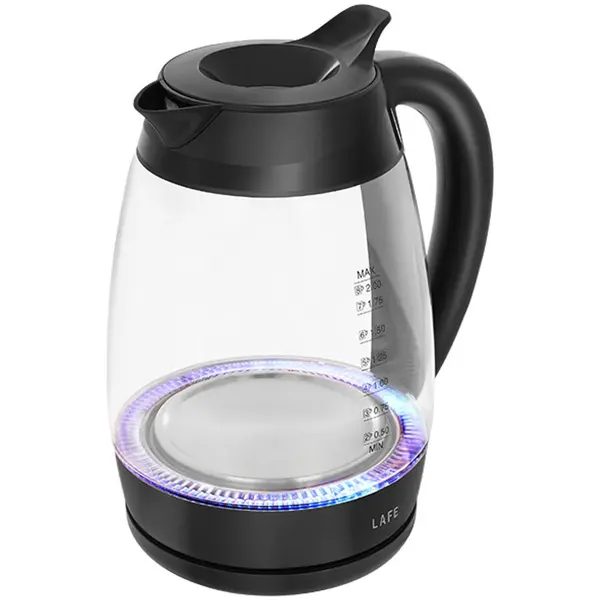 LAFE Fierbator electric Lafe Essential XL LAFCZA47573, putere 2200W, capacitate 2l, sticla, Negru