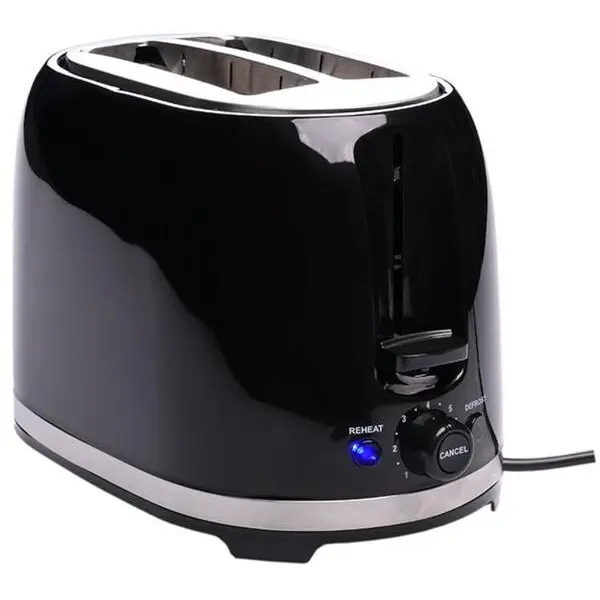 LAFE Prajitor de paine Lafe TSB003B, 850 W, 2 felii, 7 niveluri rumenire, decongelare, Negru