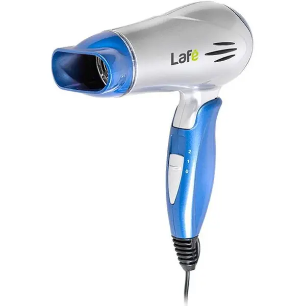 LAFE Uscator de par pentru voiaj Lafe SWS-001.1, 1200 W, 2 Niveluri temperatura, 2 Viteze, Pliabil, Albastru/Argintiu