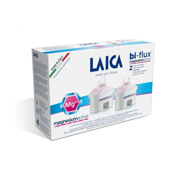 Laica Pachet filtru de apa bi-flux Laica G2M Magnesiumactive 2 buc