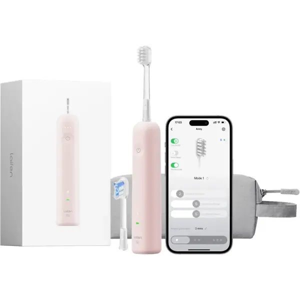 Laifen Wave Special periuta de dinti electrica + 2 capete de schimb Pink 1 buc