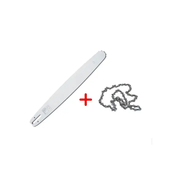 Lama drujba 35 cm + lant 25 dinti pas 3/8 - calitate superioara