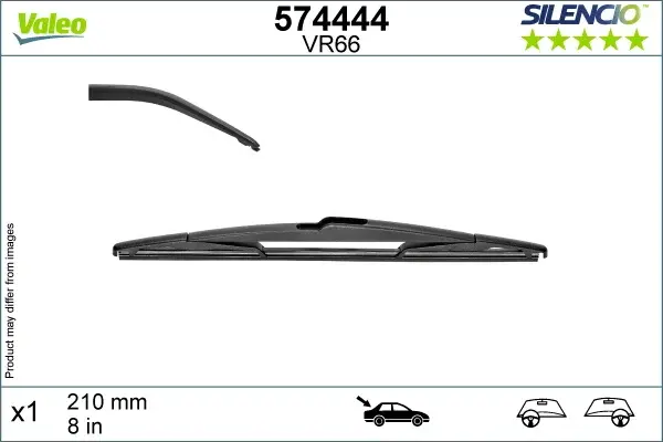 Lama stergator spate (1buc) Silencio 210mm potrivit CITROEN C3 AIRCROSS II 06.17-