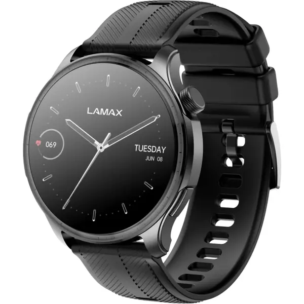 LAMAX Electronics Prism AMOLED Black ceas inteligent 1 buc
